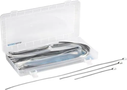 TRU COMPONENTS 1564900 Kabelbinder Multipack - 50 Stück in verschiedenen Längen - Steckdosen- & Schalterteile, ideal für eine ordentliche Kabelführung und -organisation in jedem Haushalt oder Büro.