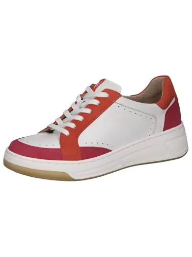 Caprice Sneaker 9-23714-44 - Sneaker low mit CAP Climo FB Technologie für federndes Gehen. Hochwertiges Leder, G-Weite für optimalen Komfort und individuelle Anpassung durch Schnürverschluss.