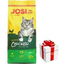 JOSERA JosiCat Knuspriges Huhn 18kg – Leckeres Katzenfutter von Josera