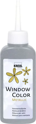 Kreul Window Color silber 80 ml Flasche 100ml/4,49 Euro