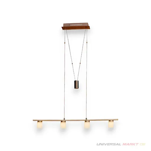 LED Pendelleuchte Brilliant Betsy 4×4,5 W  Metall/Glas 90 cm höhenverstellbar