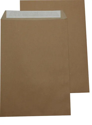 St. Versandtaschen extra stark 120 gr DIN A4 C4 braun ohne Fenster HK 45