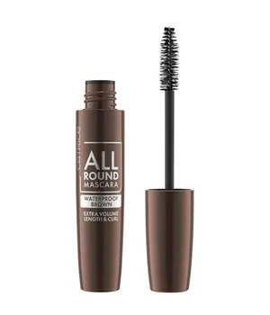 CATRICE Allround Waterproof Mascara 12 ml Nr. 020 - Brown - Wischfeste Mascara für Volumen, Länge und Schwung. Verleiht jedem Wimpern einen intensiven Look und hält den ganzen Tag. Ideal für jeden Anlass.