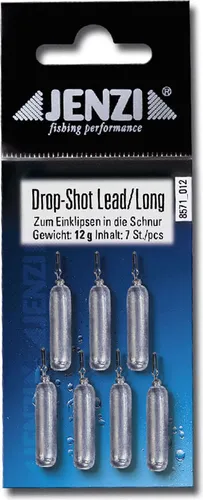 Jenzi Drop-Shot Blei long mit Spezial-Wirbel 15,0g