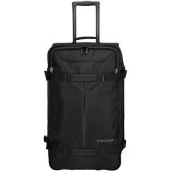 Travelite Tarifa Trolley Travel Bag Black - Reisetaschen mit großem Innenraum für optimale Organisation, einfache Handhabung dank zwei Rollen, ideal für Reisen und Ausflüge.