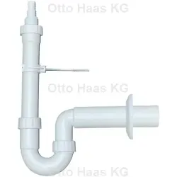 HAAS Geräte Siphon 1935 Waschmaschine DN50, Geräteanschluss, Ablaufgarnitur