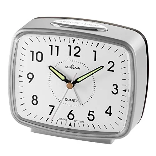 Dugena Quarzwecker 4460608 in silber von Dugena