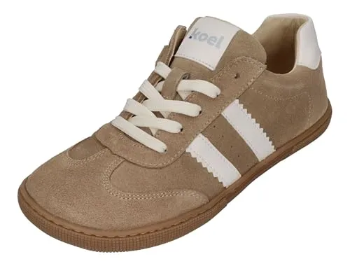 KOEL Barefoot Kinderschuhe Sneakers Declan Suede beige, Größe:29 EU