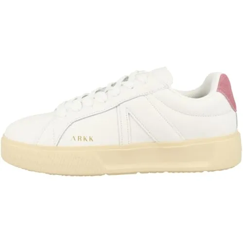 ARKK Copenhagen Unisex Sneaker Low Essence Weiß 36 - Stylische Sneaker aus Glattleder mit herausnehmbarer Innensohle für individuelle Anpassung und einfache Reinigung. Die EVA-Zwischensohle bietet optimalen Komfort und Dämpfung bei jedem Schritt.