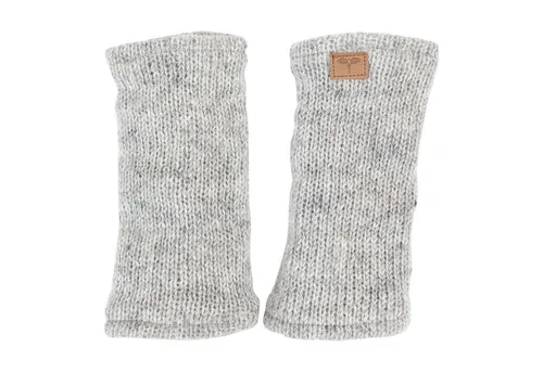 BUDDHA arts&more Armstulpen Pulswärmer Stulpen mit Daumenschlitz Handarbeit aus Nepal Handwärmer