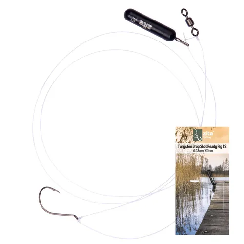 Zite Fishing Tungsten Drop Shot Ready Rig #S von Zite