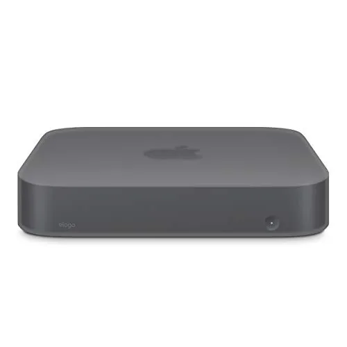 elago Silikonhülle Kompatibel mit Apple Mac Mini M2, M2 Pro [2023] Kompatibel mit Mac Mini M1 [2020] Kompatibel mit Mac Mini [2018], Stoßfest, Ausschnitt Design (Dunkelgrau Transluzent)