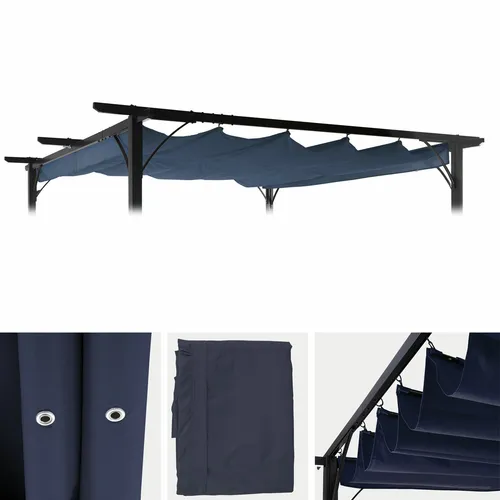 Hhg Ersatzbezug 370x300cm für Pavillon 358 in Blau