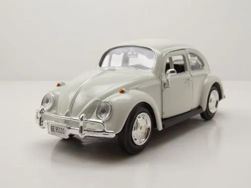 VW Käfer 1966 Modellauto 1:24 creme James Bond - Detailgetreues Modell im Maßstab 1:24, mit OVP und offenen Türen. Ideal für Sammler und Fans des Klassikers – ein echter Blickfang!