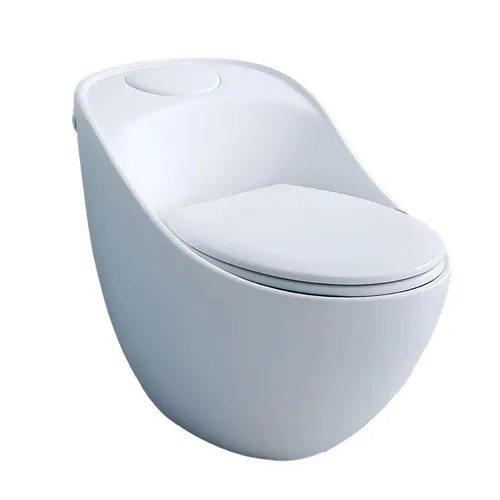 WC Spülrandlos Rimless Bodenmontage 69x46 cm Soft-Close Weiß Einbautank EGO