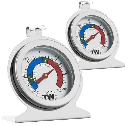 Kühlschrank-Gefrierschrank-Thermometer Doppelpack