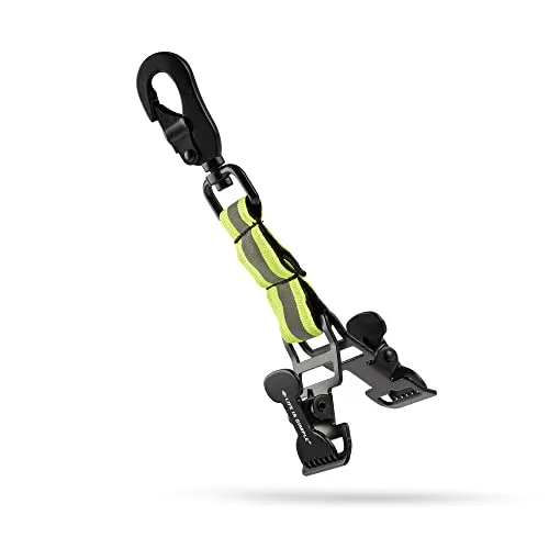 LIFE IS SIMPLE Handschuhhalter für Polizei, Feuerwehr und mehr | Praktisches Handschuh Holster für den Gürtel | Mit reflektierenden Streifen und robuster Halterung | Mit zweifacher Klammer