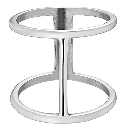 Heideman Ring Damen aus Edelstahl - Eleganter Jarek Silberring für Frauen - Ringe für Damen aus hochwertigem, nickelfreiem Edelstahl. Der polierte Jarek Ring bietet perfekten Tragekomfort und ist ideal für Allergiker. Perfekt als Geschenk für besondere Anlässe!