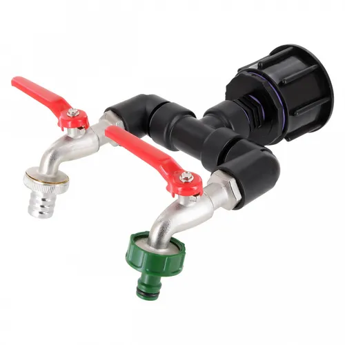 IBC Adapter S60x6 Grobgewinde - 2-fach 3/4