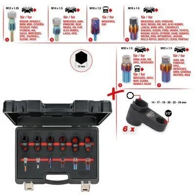 KS TOOLS 150.2550 Werkzeug 5-Tlg Werkzeugstahl