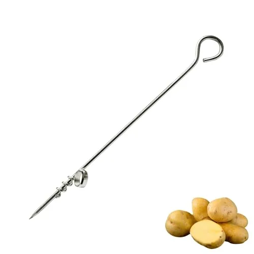 WESTMARK Gemüseschneider Kartoffel-Spiralschneider 24,3 cm - Effizienter Spiralschneider aus rostfreiem Edelstahl für dekorative Gemüsespiralen. Ideal für Buffets oder Curly-Fries, spülmaschinengeeignet und langlebig.