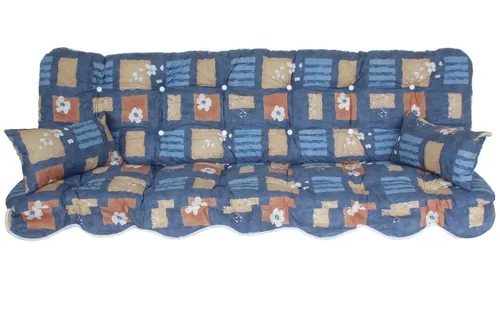 Kühnemuth Auflagekissen Set für Hollywoodschaukeln 180x50 - Hochwertige Sitzkissen für Hollywoodschaukeln, gefertigt in Deutschland, bieten optimalen Komfort und Stil für Ihren Garten. Inklusive zusätzlicher Kissen für mehr Entspannung!