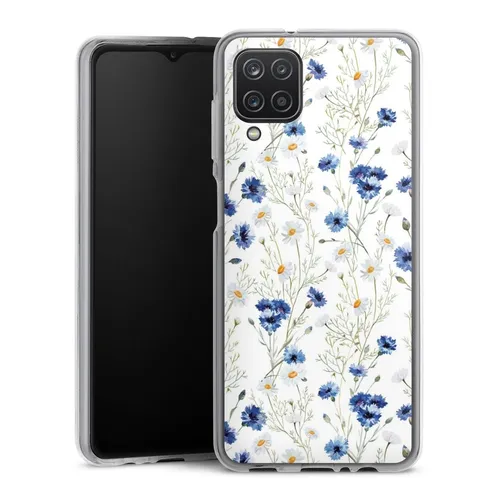 Handyhülle für Samsung Galaxy A12 Blume Blumen Muster