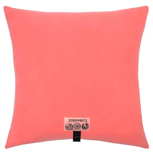 Zoeppritz Soft-Fleece Kissenhülle 702291, 40 x 40 cm Coral 702291-235