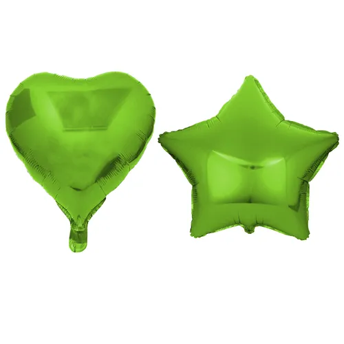 Folienballon Herz, Stern 45 cm Helium Luftballon Deko Ballon Geburtstag Party