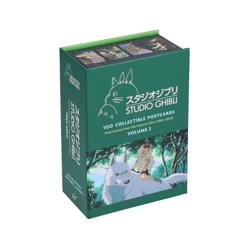 Studio Ghibli: 100 Collectible Postcards, Volume 2 - Studium & Erwachsenenbildung, eine exklusive Sammlung von 100 Postkarten mit zauberhaften Motiven aus der Welt von Studio Ghibli – perfekt für Fans und Sammler!