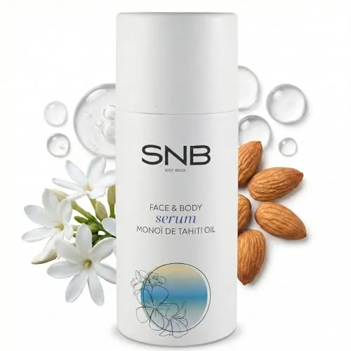 Produktbild SNB Professional Revitalisierendes Serum für Gesicht, Hände und Körper 100ml mit Monoi de Tahiti, Allantoin, Mandelöl, Vitamin E, Hyaluronsäure | Hautpflege und Gesichtsserum | serum gesicht
