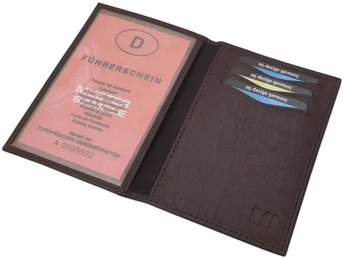 Büffelleder Ausweisetui Ausweistasche Ausweismäppchen Kartenetui mit RFID Schutz