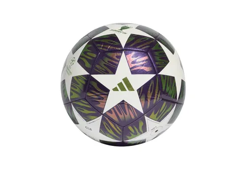 adidas UEFA Champions League Final Club Replica Ball KT0658 - Hochwertiger Fußball in offizieller Größe 5, ideal für Spiel und Training. Robuste TPU-Oberfläche sorgt für Langlebigkeit und hervorragende Spieleigenschaften.