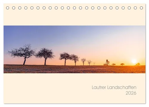 CALVENDO Wandkalender Lautrer Landschaften 2026 (Tischkalender 2026 DIN A5 quer), CALVENDO M