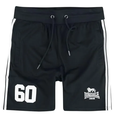 Lonsdale Herren Shorts MARWICK - Normale Passform - Herren Hosen, perfekte Jerseyshorts für Workout und Freizeit mit kontrastreichen Details und Logo-Stickereien für einen sportlichen Look.