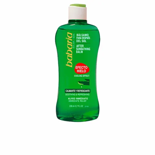 solar aloe vera after sun gel efecto hielo