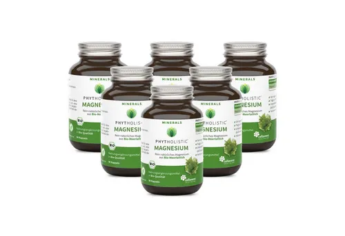 Cellavent Healthcare Bio Magnesium Tabletten 540 Stück - Vitamine: Reines, pflanzliches Magnesium aus Bio-Meerlattich für eine natürliche Unterstützung ohne chemische Zusatzstoffe – ideal für 6 Monate.