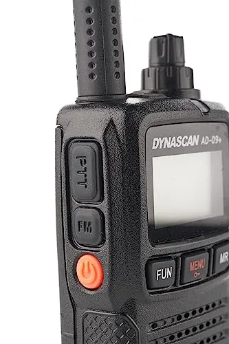 PMR Free License Dynascan AD-09+, 446MHz, 0.5W, 16CH, Set of 2pcs, Portable Radio Station/walkie Talkie