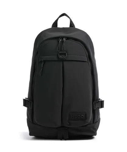 Hugo Taric Rucksack schwarz 50551814-001 - Eleganter 13″ Rucksack aus robustem Polyamid in Schwarz, ideal für stylische Auftritte und den täglichen Gebrauch.