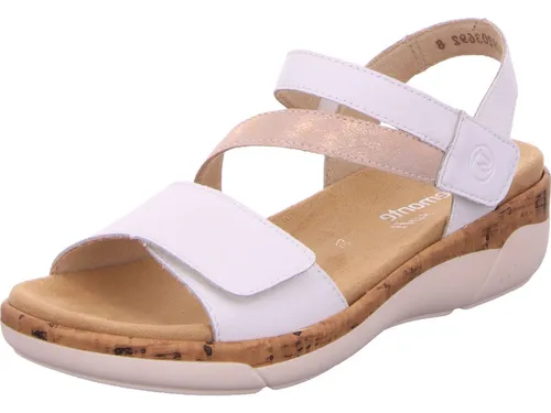 Remonte Damen Riemchensandalen R6860 - Wanderschuhe mit wechselfußbett und herausnehmbarer Innensohle, ideal für Komfort und individuelle Anpassung beim Tragen.