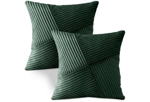 Amilian Kissenbezüge - 2er Set Kissenhüllen - Kissenbezug - Zierkissenbezüge, (2 Stück), 40x40 cm, Kissenhülle für Sofakissen, Dekokissen, Zierkissen, Kissen