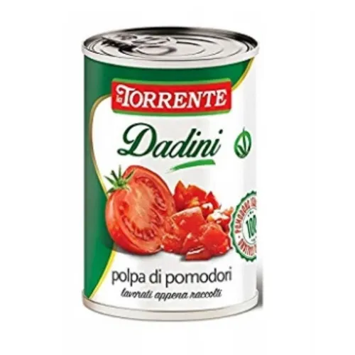 Tomatenfruchtfleisch Dadini 400g - Torrente von Torrente