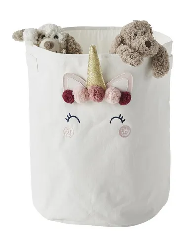 vertbaudet Aufbewahrungskorb Kinderzimmer Großer Aufbewahrungskorb XL, Einhorn