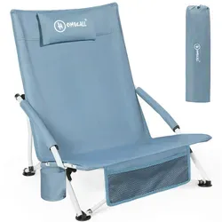HOMECALL Klappstuhl Strandliegestuhl