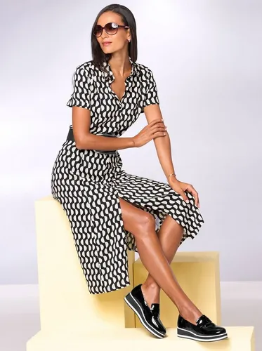 heine Etuikleid Druck-Kleid Kurzarm von Heine