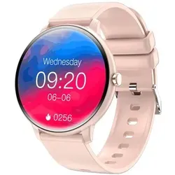 INF Smartwatch mit EKG, Herzfrequenzmesser, Blutdruckmessgerät, Schlaftracker und Schrittzähler Rosa - Rosa