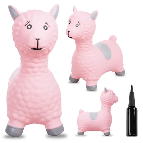 SUN BABY Hüpftier Hüpfspielzeug für Kinder mit Pumpe Gummi ab 1 Jahre