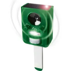 Gardigo Solar Tiervertreiber - Effektiver Katzenschreck - Katzenschreck mit Bewegungsmelder und Ultraschall-Funktion, hält unerwünschte Tiere fern und ist ideal für Garten und Außenbereiche.