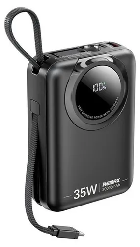 Powerbank Remax Scuba Series 20000mAh RPP-73 35W Schwarz