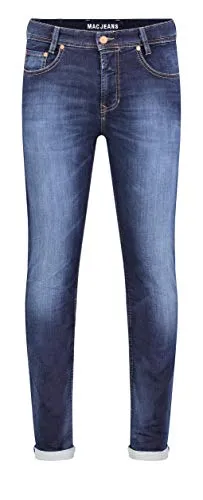MAC JEANS Herren Jog'n Jeans - Blau (3D Dark Authentic Wash H785) - Bequeme Jog'n Jeans aus Light Sweat Denim, ideal für lässige Outfits und optimalen Tragekomfort.